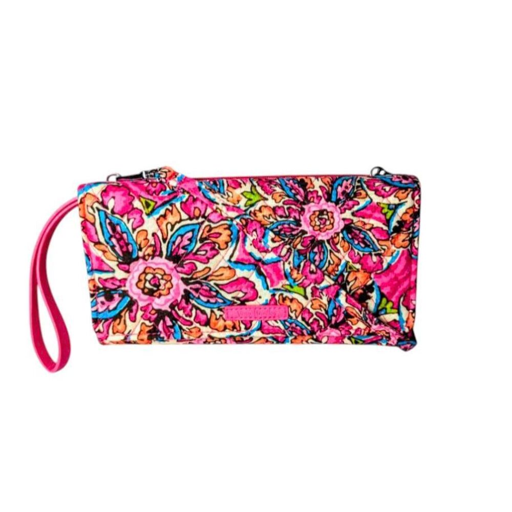 NWT VERA BRADLEY Wallet Crossbody In Sunburst Floral